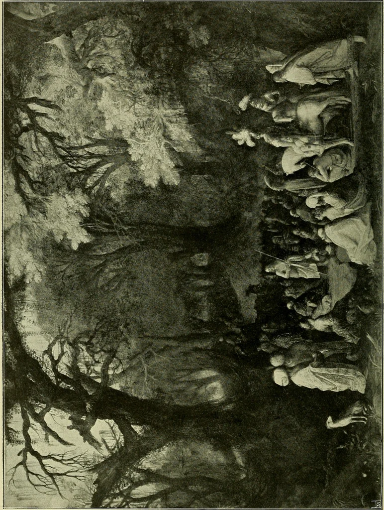 An illustration from Meisterwerke der Älteren Pinakothek in München ..., 1922, leaf 95