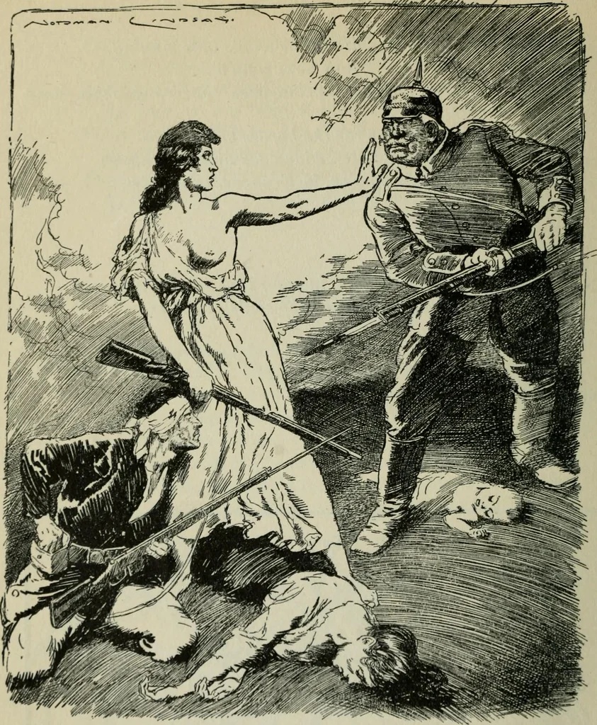 An illustration from Melba's gift book of Australian art and literature, 1915, leaf 17