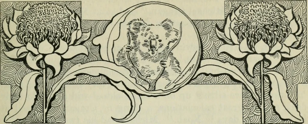 An illustration from Melba's gift book of Australian art and literature, 1915, leaf 190