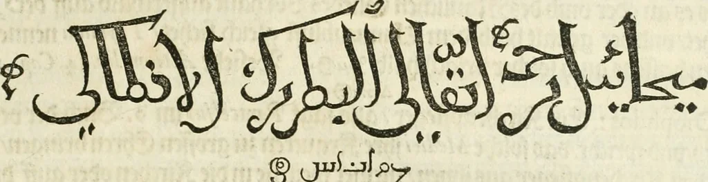 An illustration from Melitsat kai hermeneia : das ist, Onomasticvm vnd Interpretatio, oder, Aussführliche Erklerung Leonharten Thurneyssers zum Thurn ... vber etliche frembde vn[d] (bey vielen hochgelarten, die der lateinischen vnd griechischen Sprach erfahren) vnbekante Nomina, Verba, Prouerbia, Dicta, Sylben, Caracter, vnd sonst Reden, deren nicht allein in theuren Philosophi vnd Medici Aurelij, Theophrasti, Paracelsi von Hohenheim, sondern auch in anderer Authorum Schrifften hin vnd wider weitleufftig gedacht ... : das ander Theil, in welchem fast jedes Wort, mit seiner eigenen Schrifft, nach der Völcker Etymologia oder eigenen Art vnd Weis zureden beschrieben worden ist, 1583, leaf 154