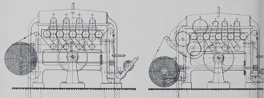 An illustration from Melliand's Textilberichte, 1923, leaf 334