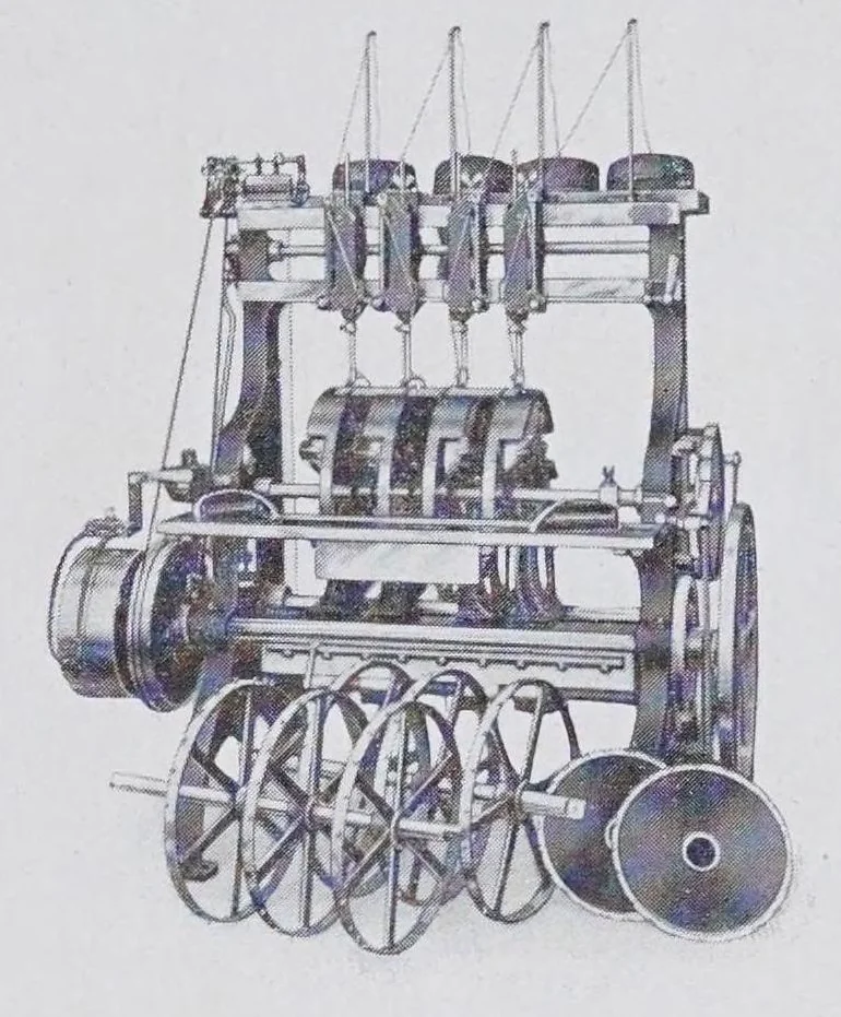 An illustration from Melliand's Textilberichte, 1923, leaf 371