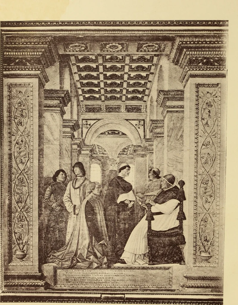 An illustration from Melozzo da Forli : ein Beitrag zur Kunst und Kulturgeschichte Italiens, 1886, leaf 5