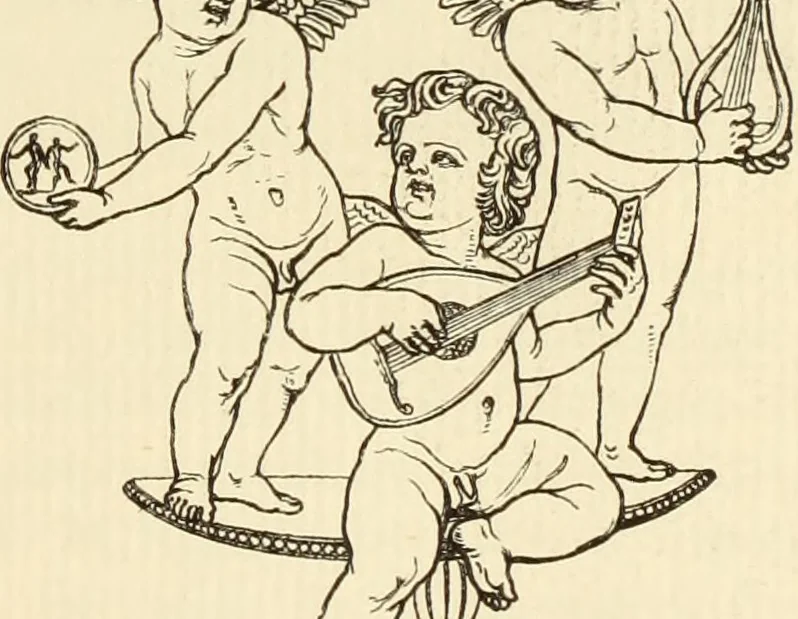 An illustration from Melozzo da Forli : ein Beitrag zur Kunst und Kulturgeschichte Italiens, 1886, leaf 6