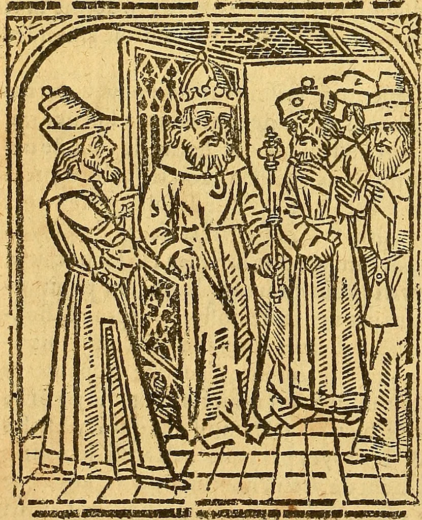 An illustration from Melvsine, 1610, leaf 105