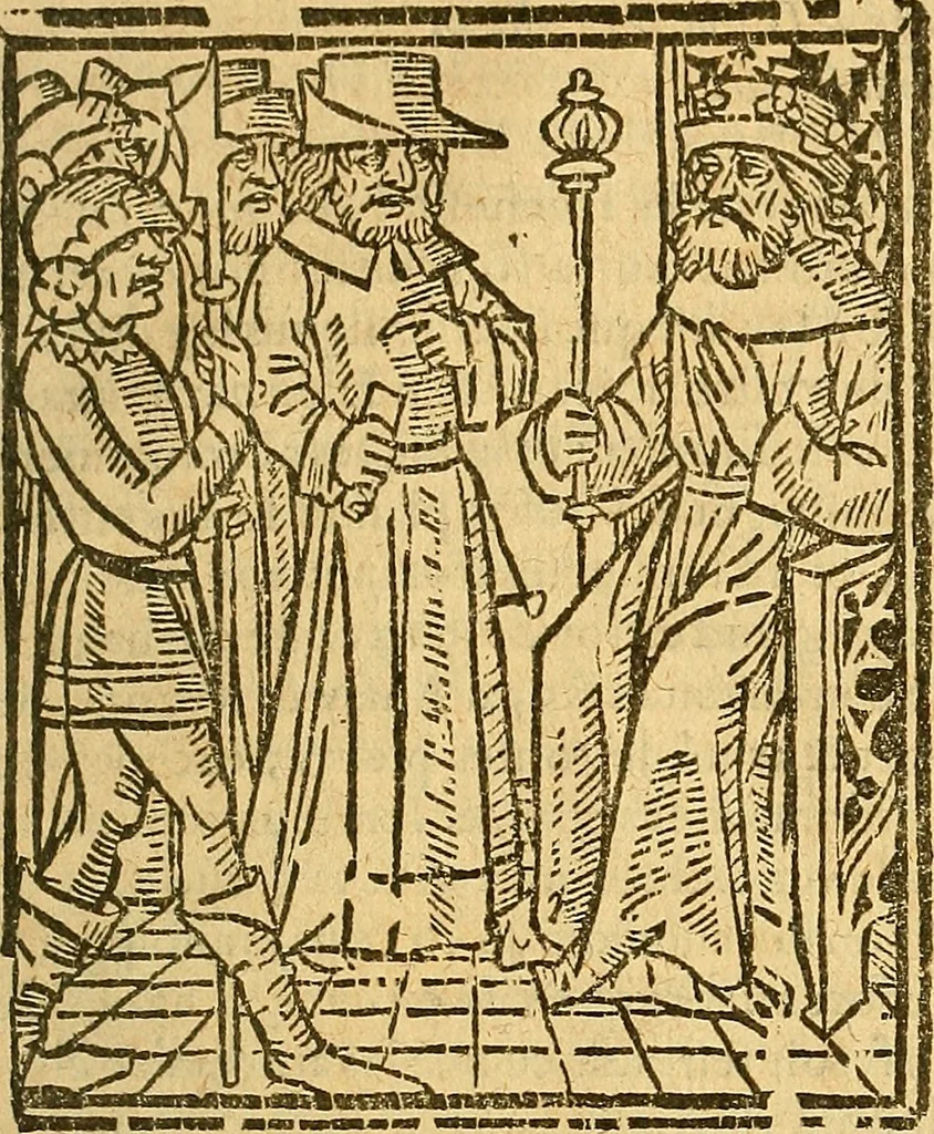 An illustration from Melvsine, 1610, leaf 108