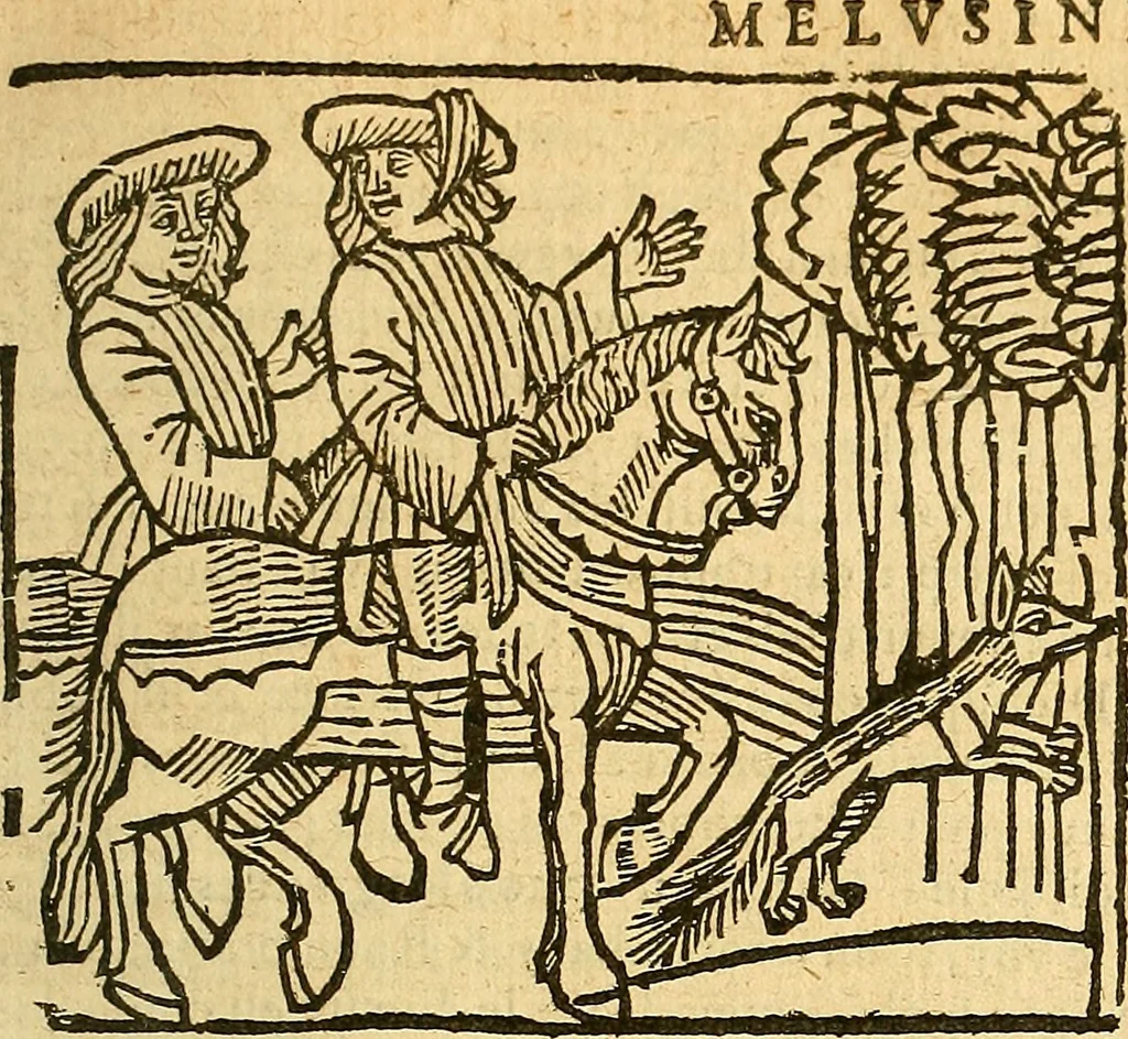 An illustration from Melvsine, 1610, leaf 12