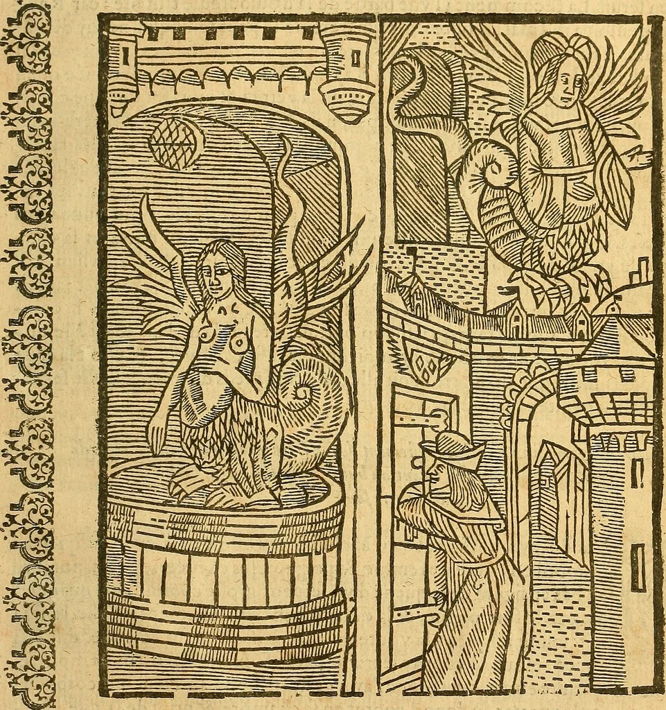 An illustration from Melvsine, 1610, leaf 122
