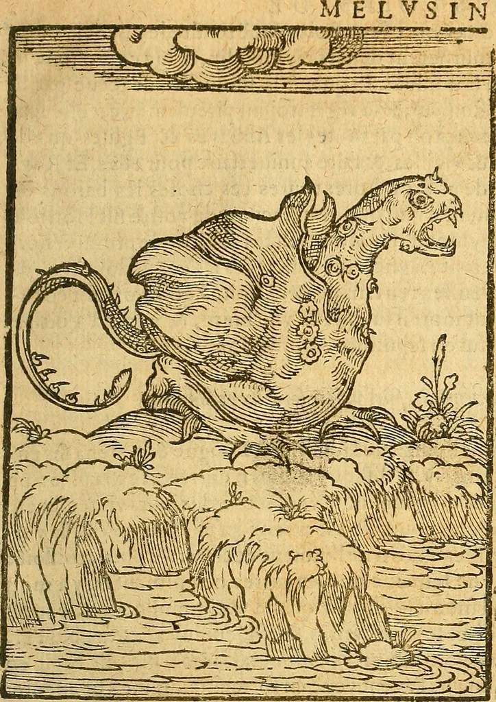 An illustration from Melvsine, 1610, leaf 130