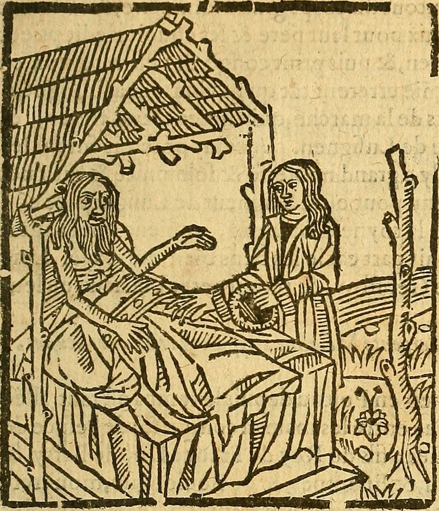 An illustration from Melvsine, 1610, leaf 134