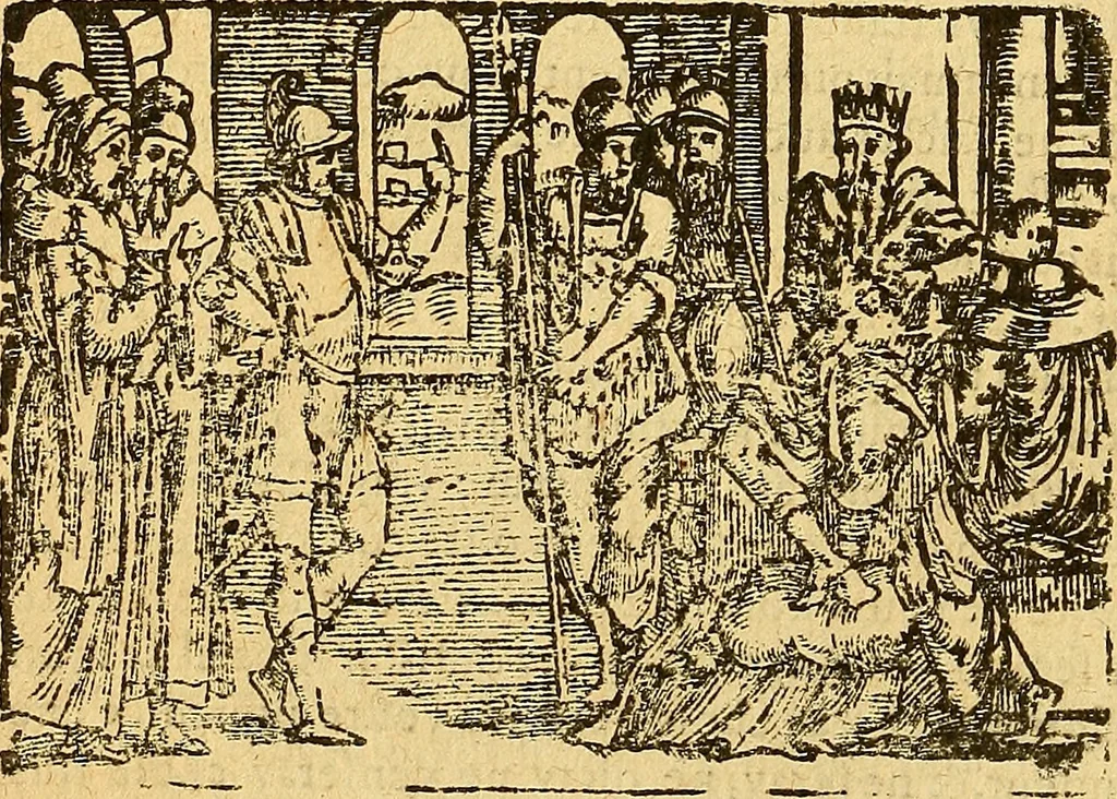 An illustration from Melvsine, 1610, leaf 17