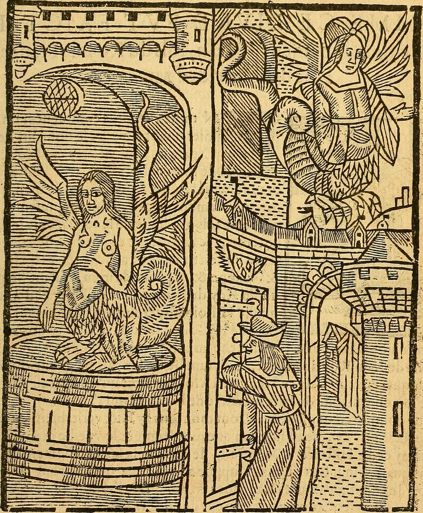 An illustration from Melvsine, 1610, leaf 2