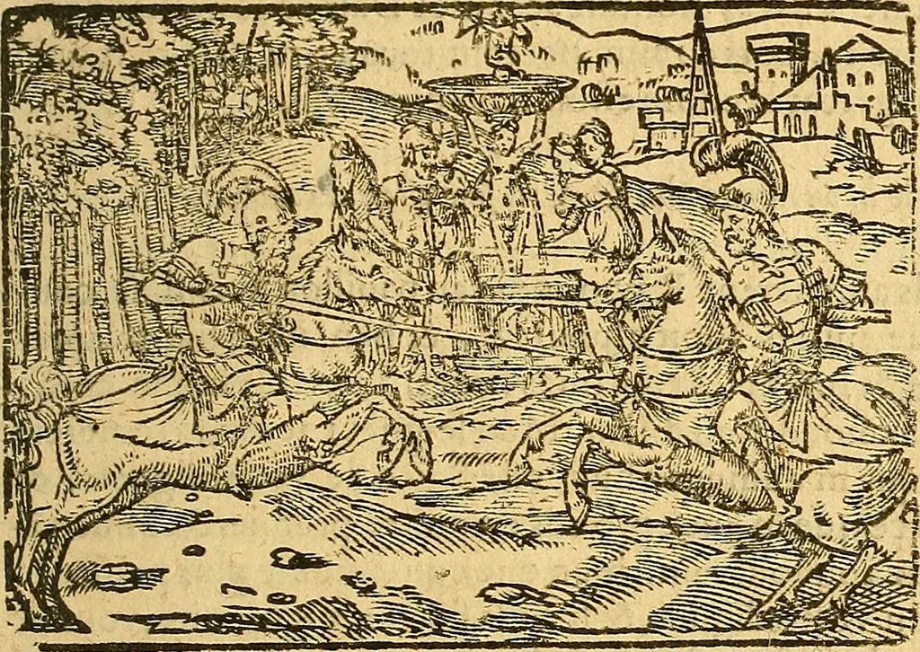 An illustration from Melvsine, 1610, leaf 26