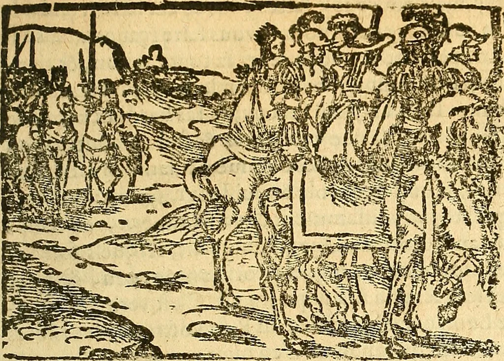 An illustration from Melvsine, 1610, leaf 36