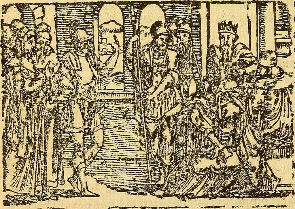 An illustration from Melvsine, 1610, leaf 37