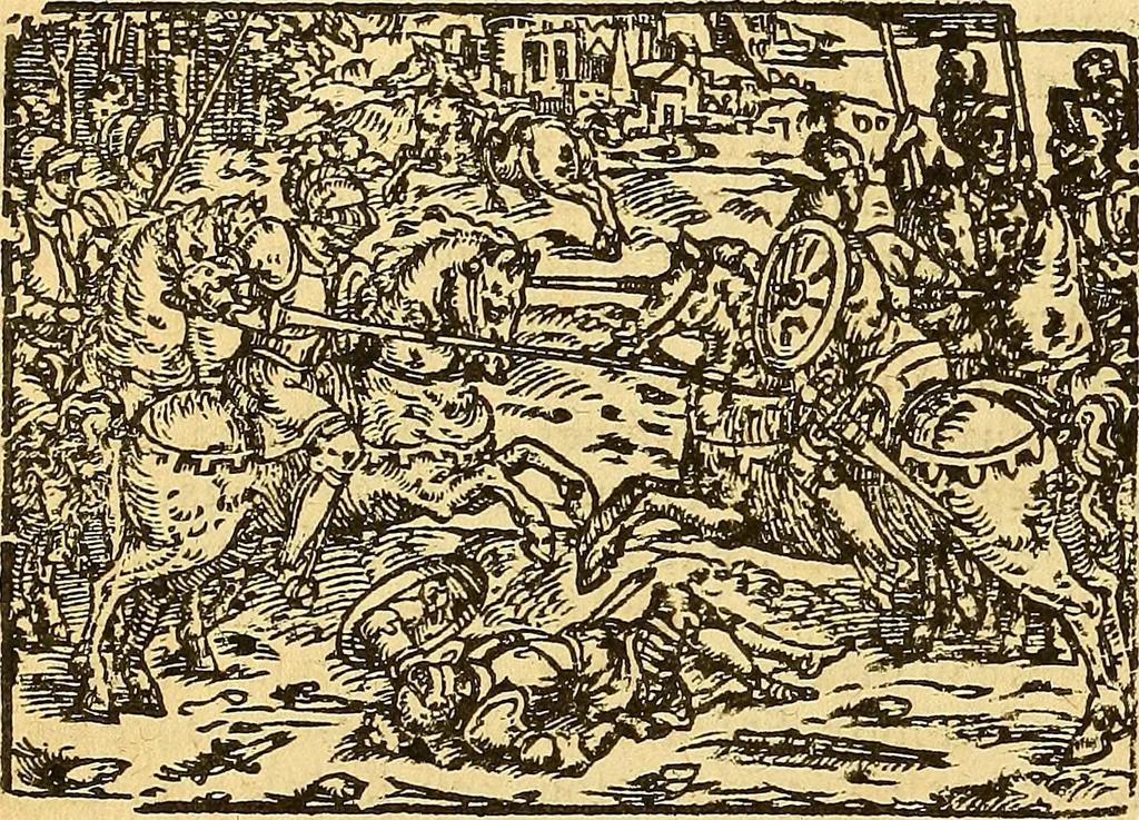 An illustration from Melvsine, 1610, leaf 41