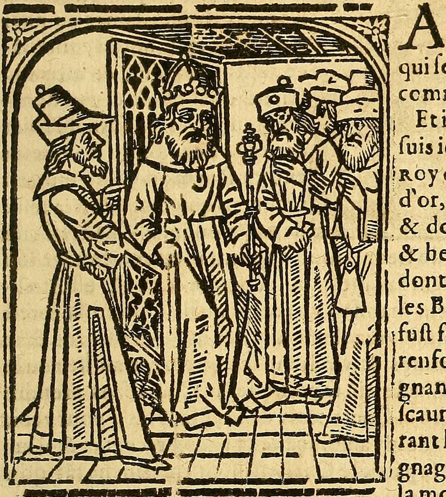 An illustration from Melvsine, 1610, leaf 44