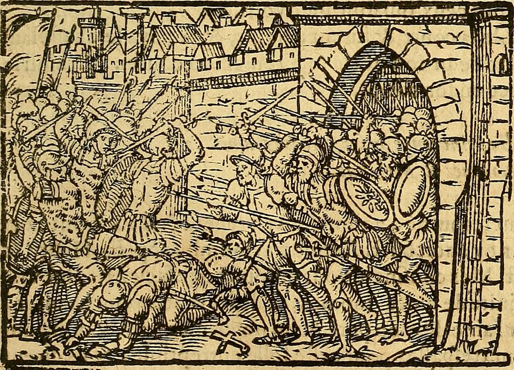 An illustration from Melvsine, 1610, leaf 48