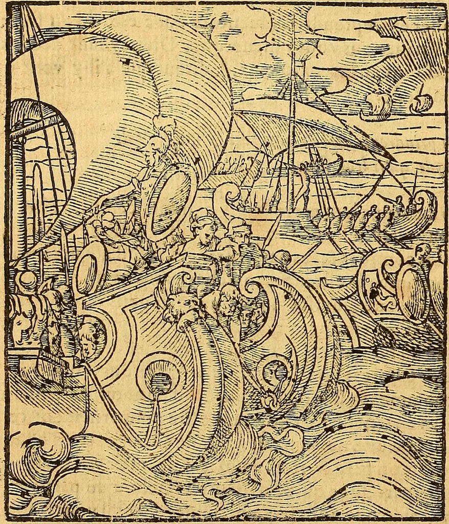 An illustration from Melvsine, 1610, leaf 55