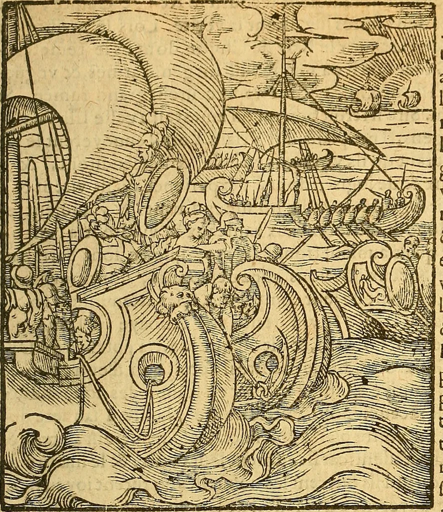 An illustration from Melvsine, 1610, leaf 58