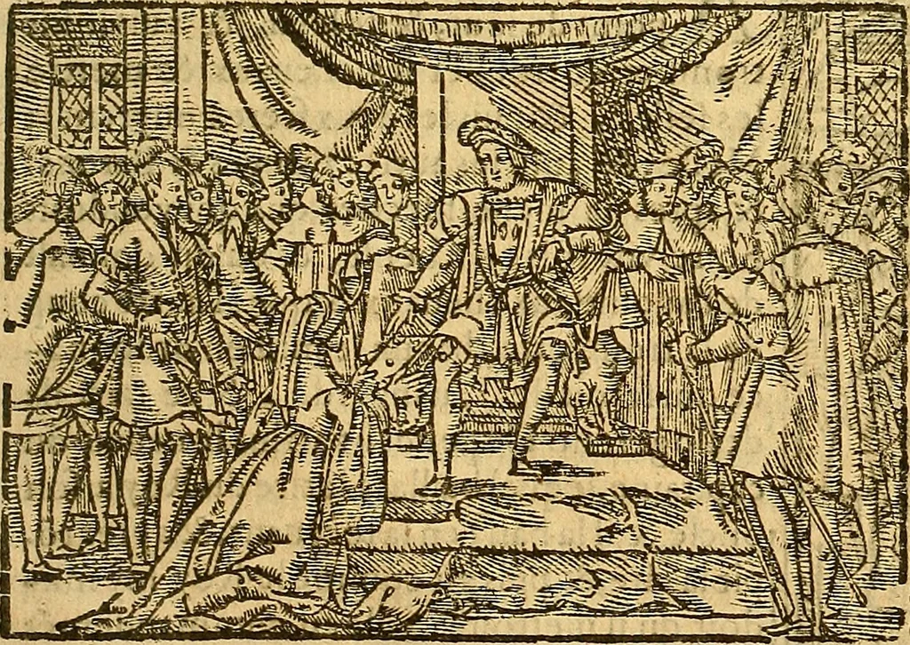An illustration from Melvsine, 1610, leaf 62