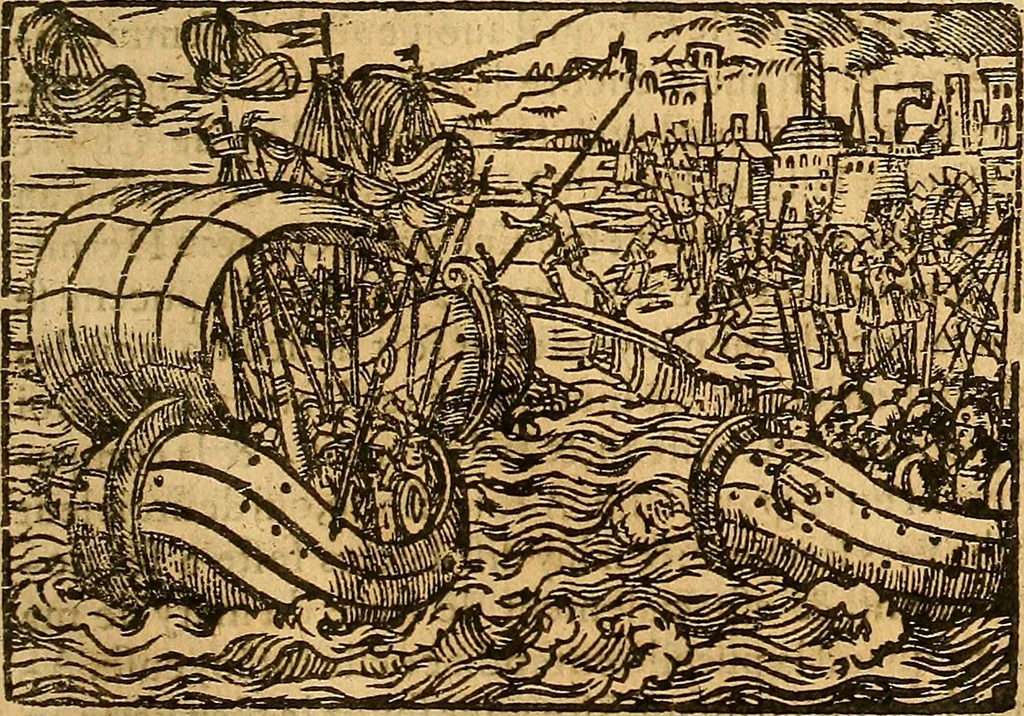 An illustration from Melvsine, 1610, leaf 78