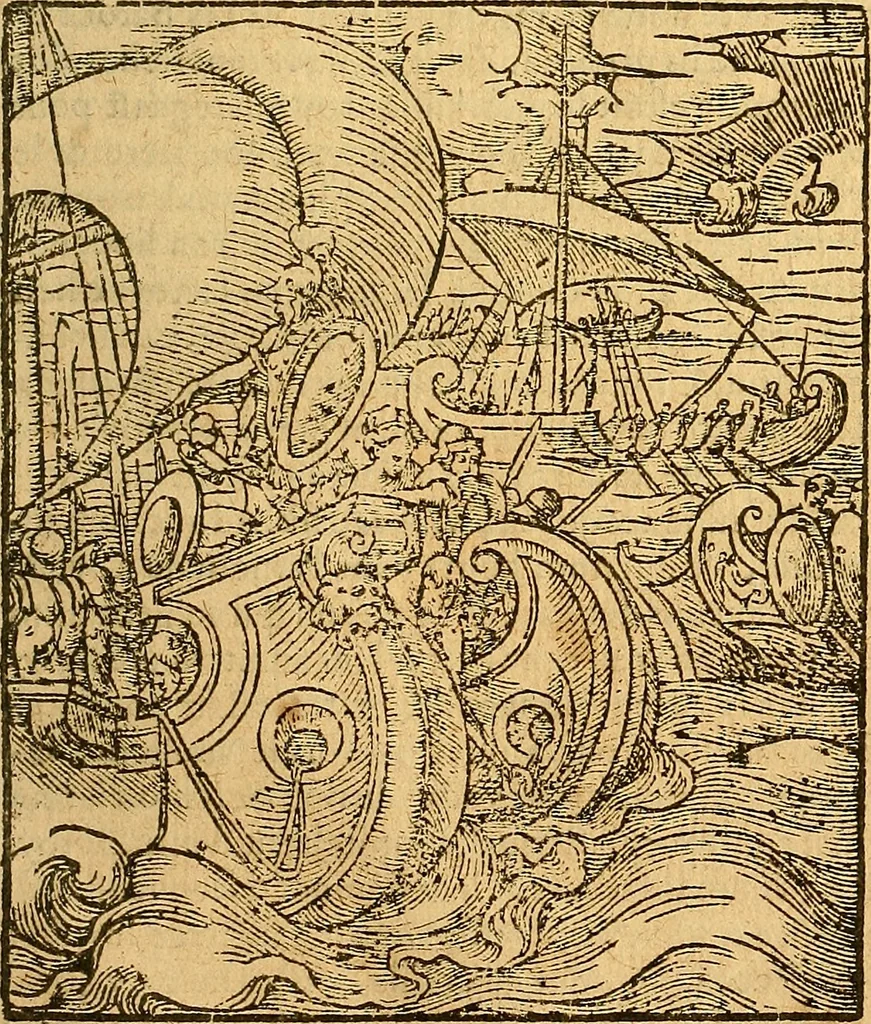 An illustration from Melvsine, 1610, leaf 86