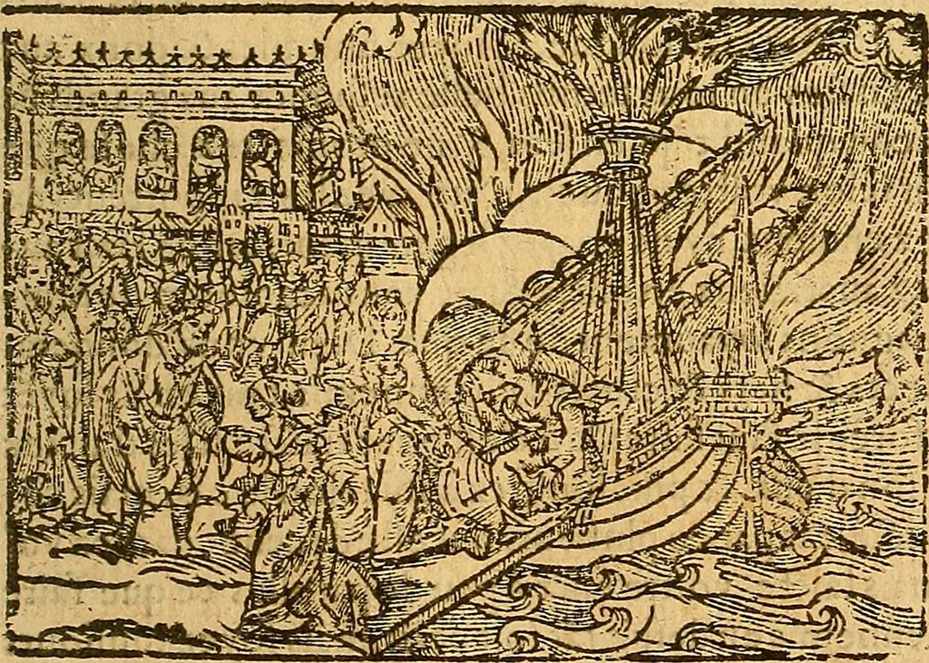 An illustration from Melvsine, 1610, leaf 94