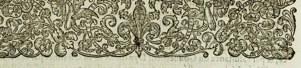 An illustration from Memoires de l'histoire du Languedoc, curieusement et fidelement recueillis de diuers autheurs grecs, latins, françois & espagnols; & de plusieurs titres & chartes tirés des archifs des villes & communautez de la mesme prouince, et autres circonuoisines, 1633, leaf 1027