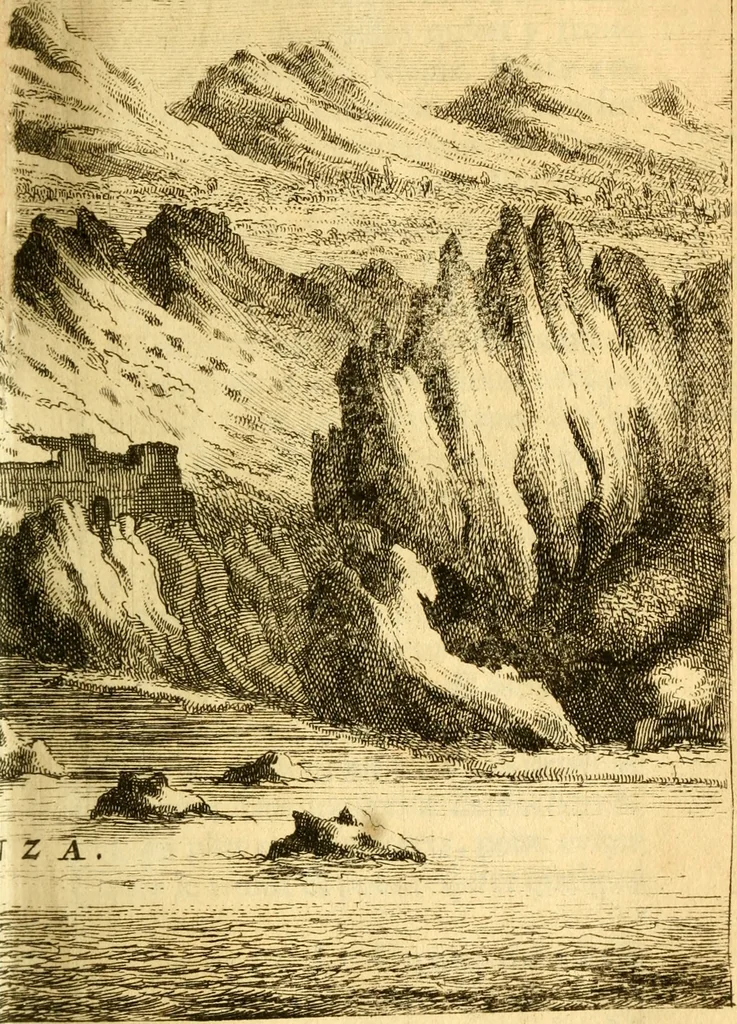 An illustration from Memoires, historiques & geographiques du royaume de la Moree, Negrepont, & des places maritimes, jusques à Thessalonique, 1686, leaf 188