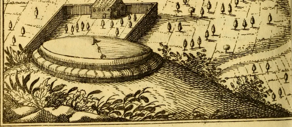 An illustration from Memoires, historiques & geographiques du royaume de la Moree, Negrepont, & des places maritimes, jusques à Thessalonique, 1686, leaf 265