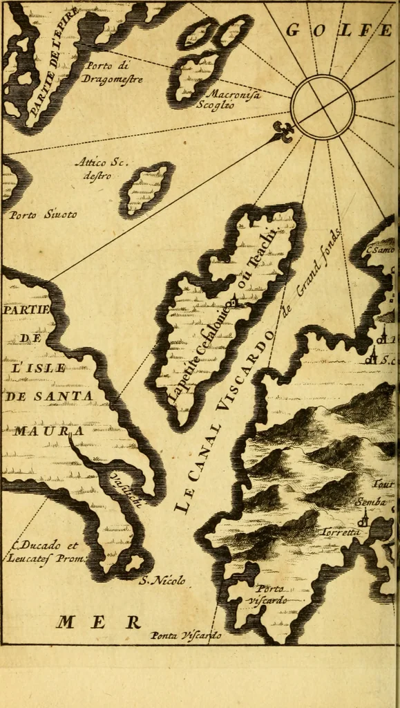 An illustration from Memoires, historiques & geographiques du royaume de la Moree, Negrepont, & des places maritimes, jusques à Thessalonique, 1686, leaf 269