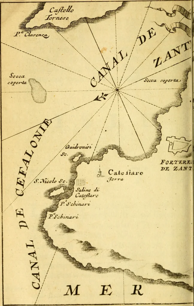 An illustration from Memoires, historiques & geographiques du royaume de la Moree, Negrepont, & des places maritimes, jusques à Thessalonique, 1686, leaf 289