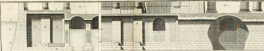 An illustration from Mémoires sur les objets les plus importans de l'architecture, 1769, leaf 207