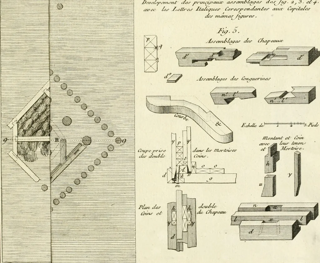 An illustration from Mémoires sur les objets les plus importans de l'architecture, 1769, leaf 282
