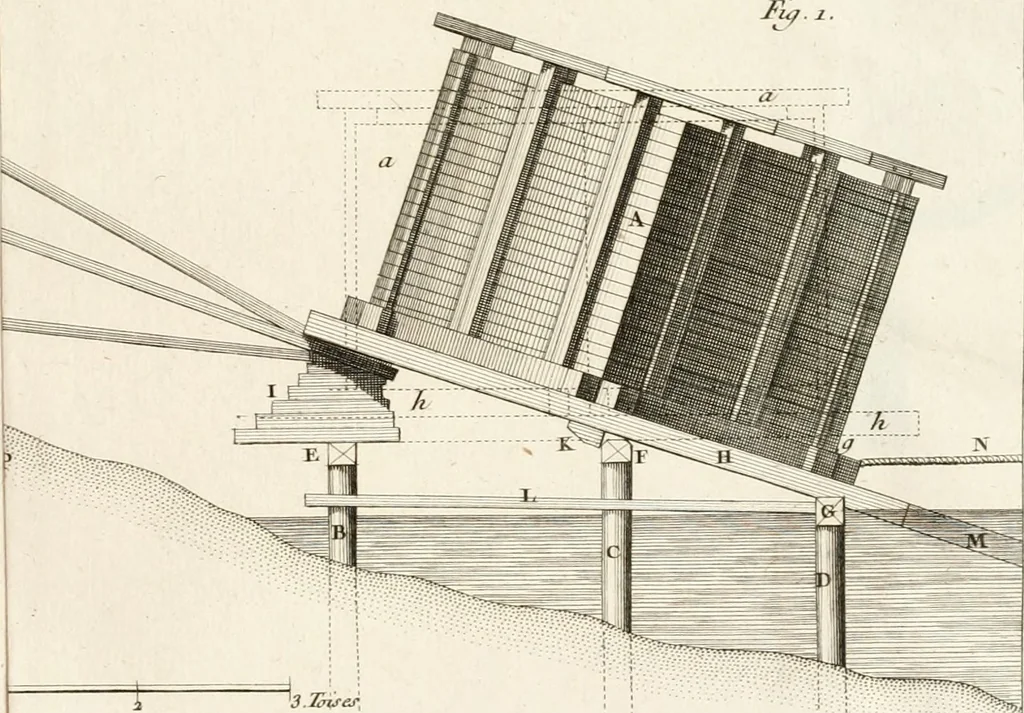 An illustration from Mémoires sur les objets les plus importans de l'architecture, 1769, leaf 284