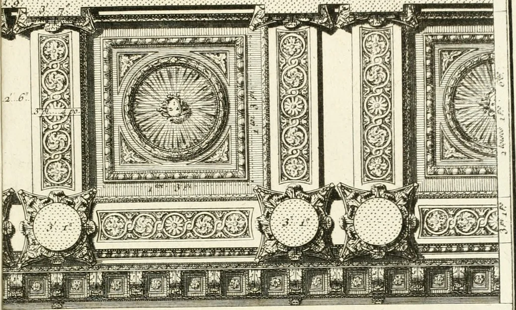 An illustration from Mémoires sur les objets les plus importans de l'architecture, 1769, leaf 382