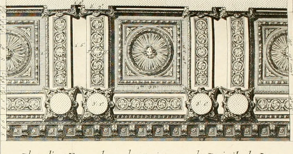 An illustration from Mémoires sur les objets les plus importans de l'architecture, 1769, leaf 383