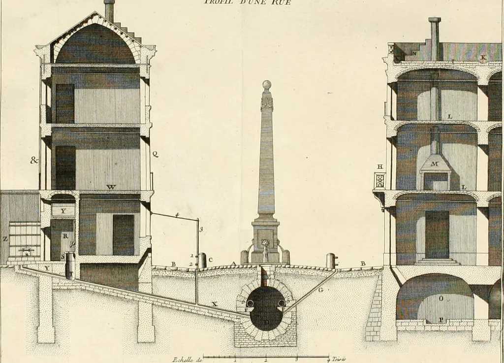 An illustration from Mémoires sur les objets les plus importans de l'architecture, 1769, leaf 83