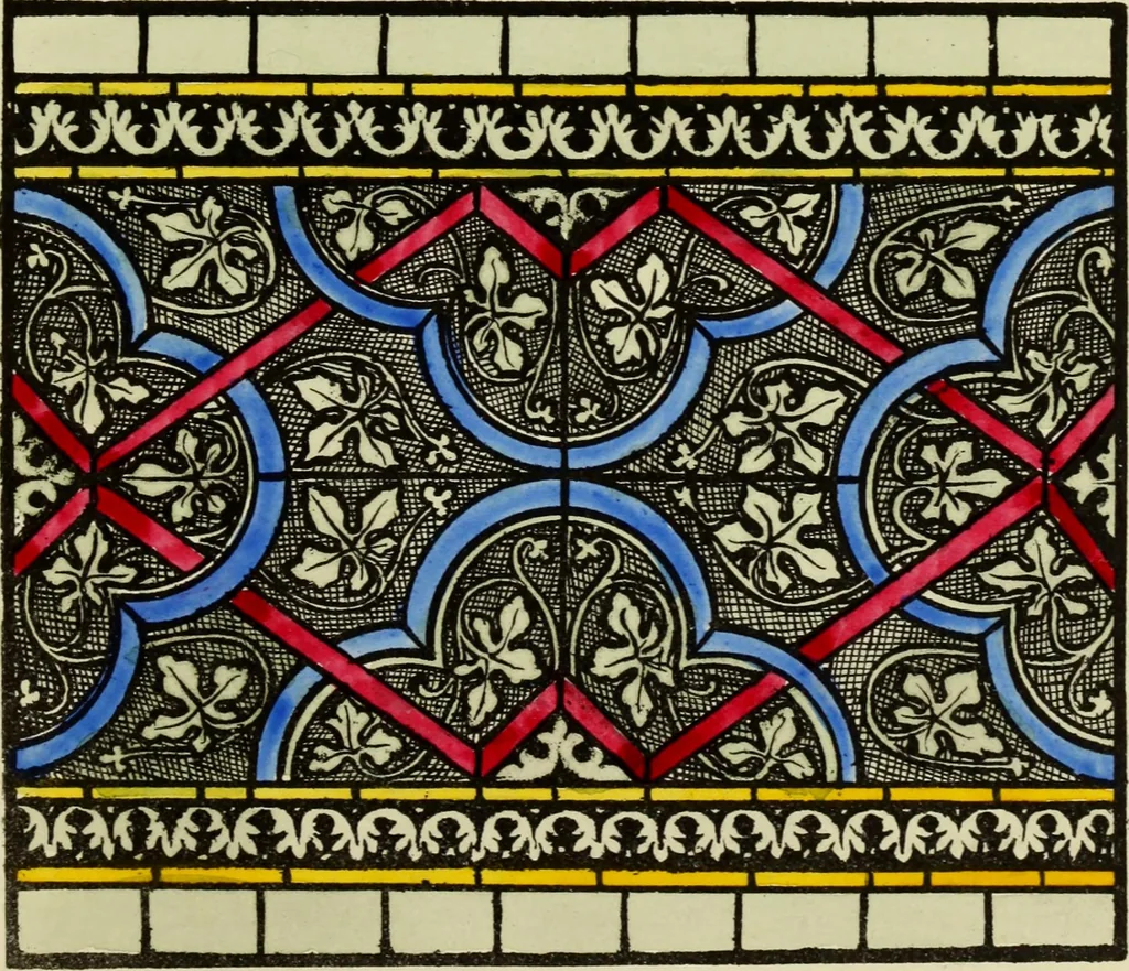 An illustration from Memoirs illustrative of the art of glass-painting, 1865, leaf 168