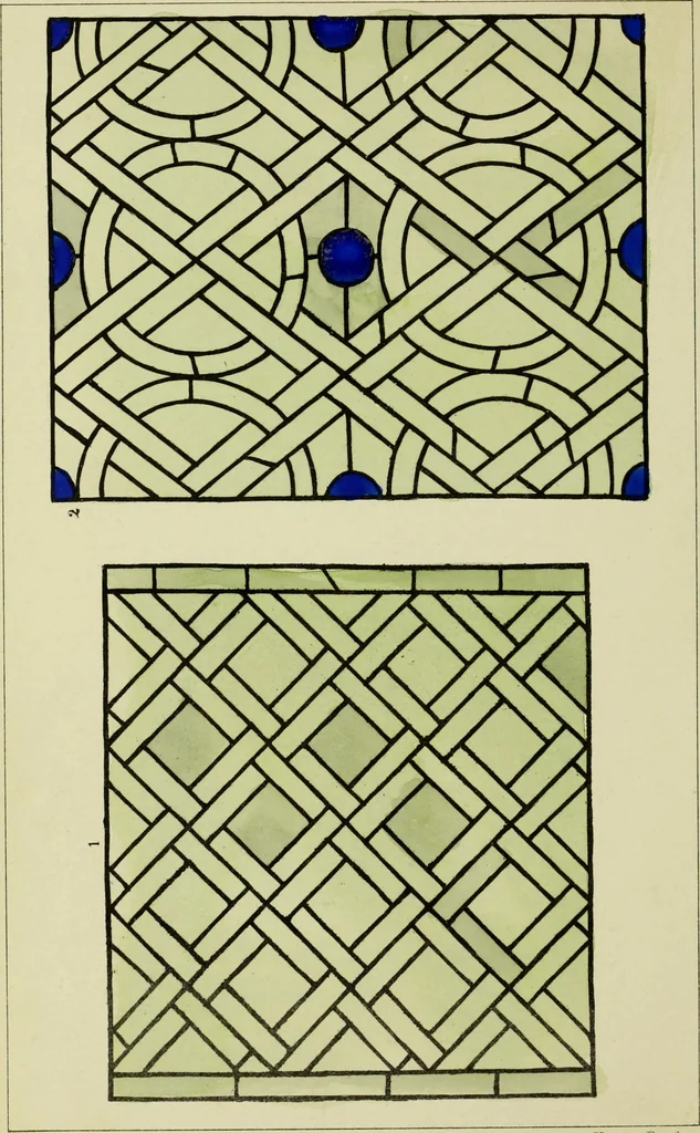 An illustration from Memoirs illustrative of the art of glass-painting, 1865, leaf 173