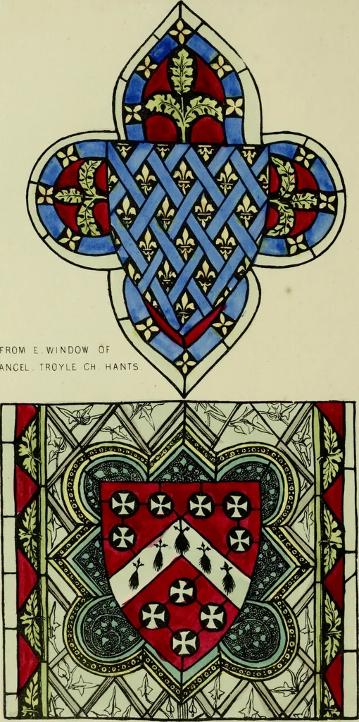 An illustration from Memoirs illustrative of the art of glass-painting, 1865, leaf 221