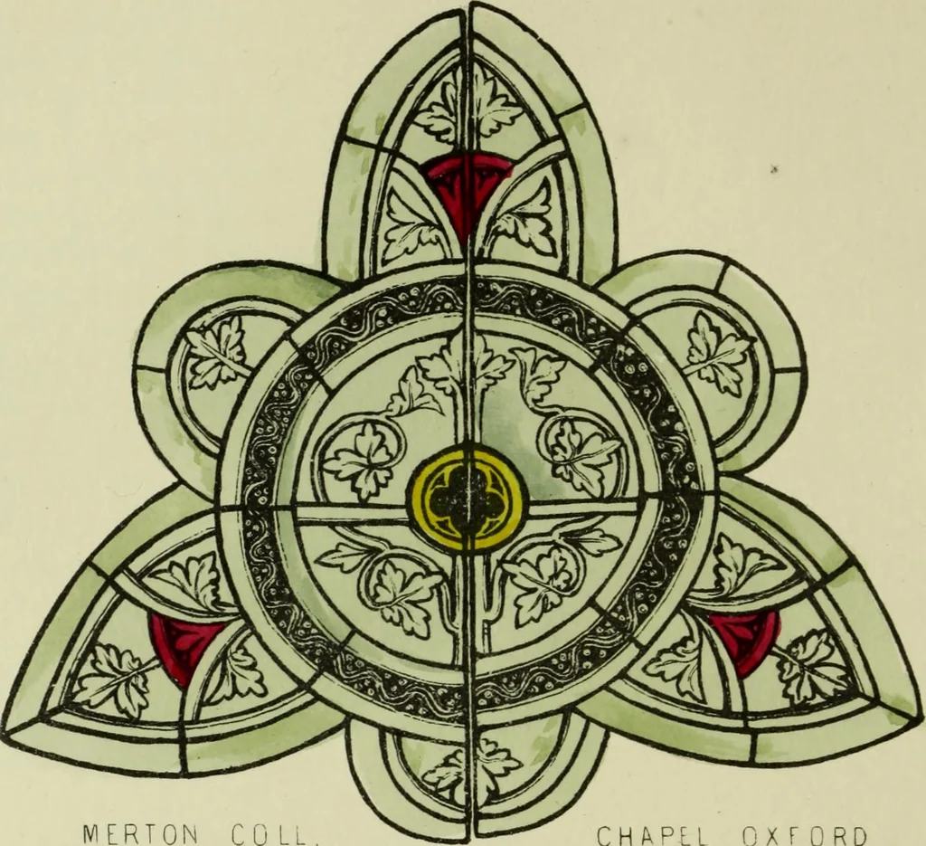 An illustration from Memoirs illustrative of the art of glass-painting, 1865, leaf 235