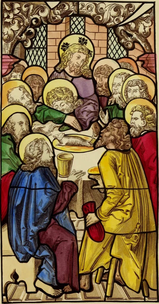 An illustration from Memoirs illustrative of the art of glass-painting, 1865, leaf 256