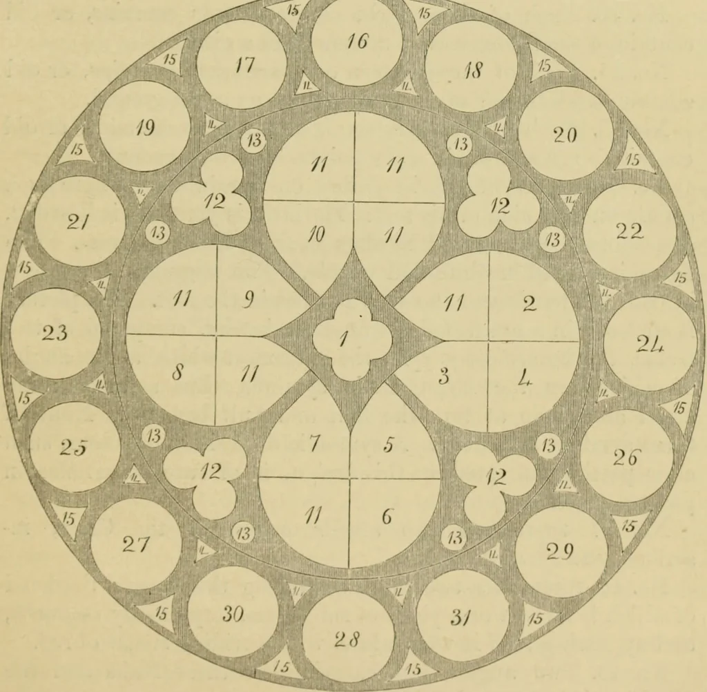An illustration from Memoirs illustrative of the art of glass-painting, 1865, leaf 290