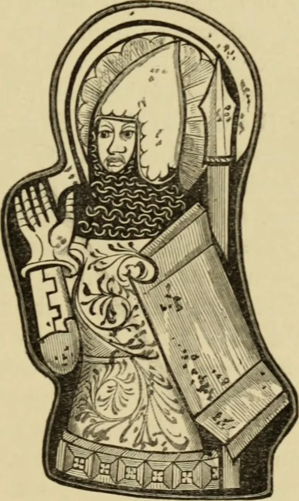 An illustration from Memoirs illustrative of the art of glass-painting, 1865, leaf 386