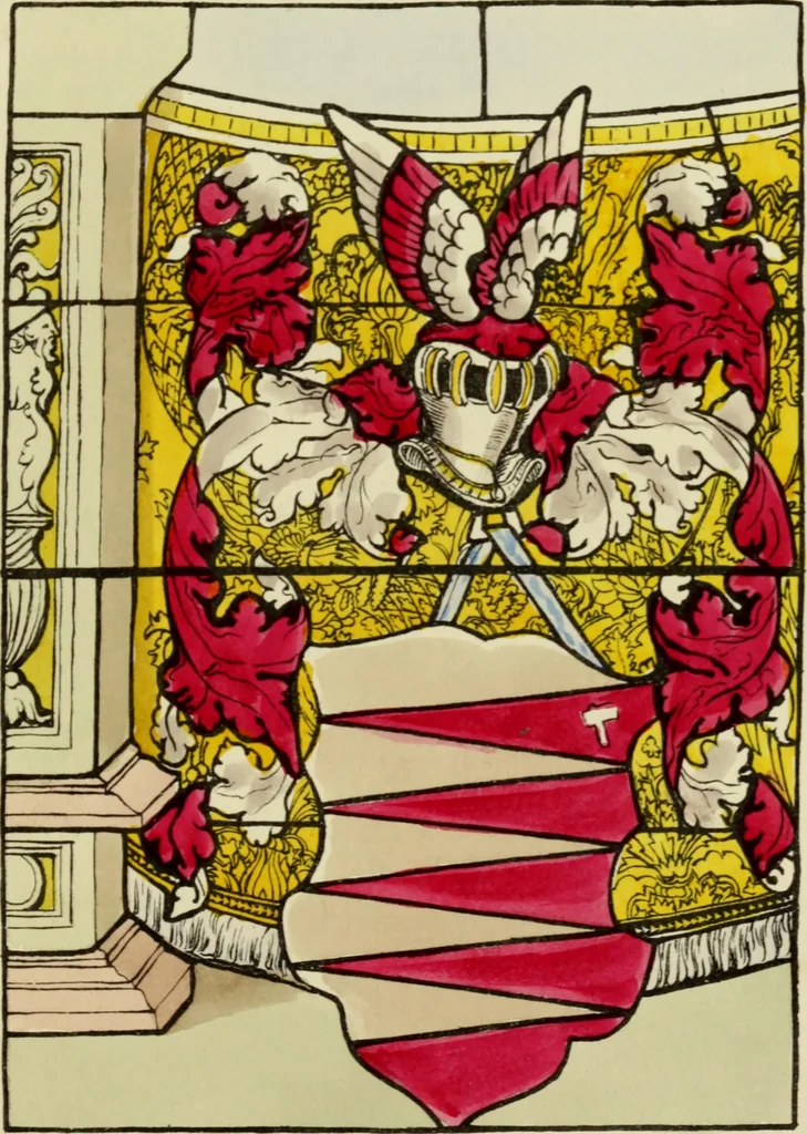 An illustration from Memoirs illustrative of the art of glass-painting, 1865, leaf 390