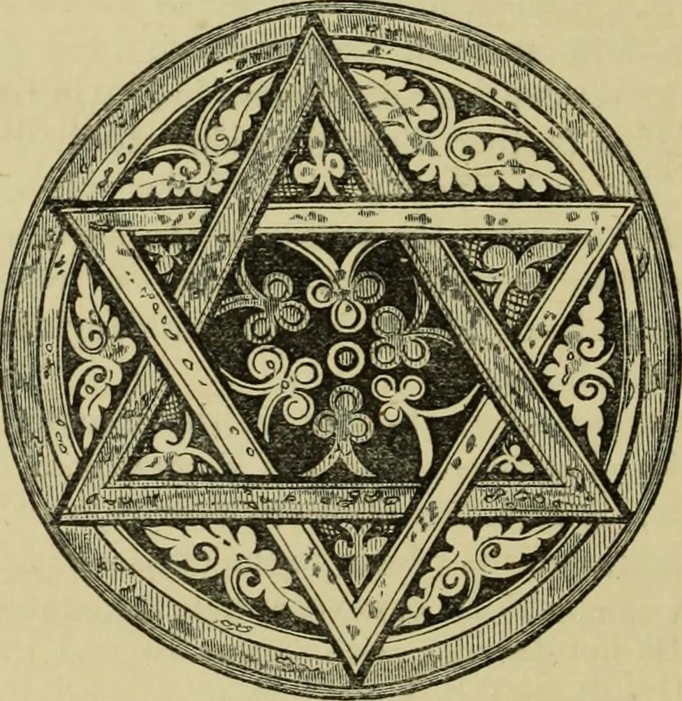 An illustration from Memoirs illustrative of the art of glass-painting, 1865, leaf 421