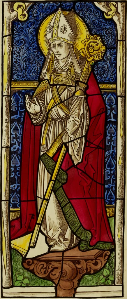 An illustration from Memoirs illustrative of the art of glass-painting, 1865, leaf 7