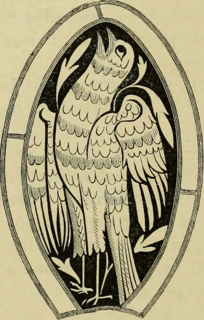 An illustration from Memoirs illustrative of the art of glass-painting, 1865, leaf 91